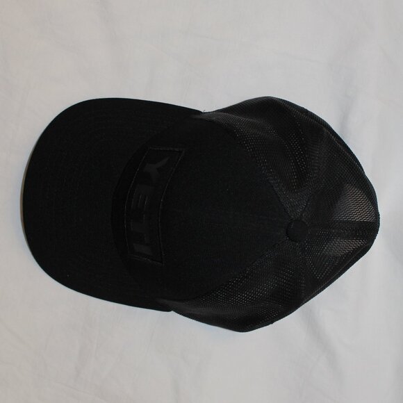 YETI - Black on Black Patch Trucker Snapback Hat - Picture 11 of 11